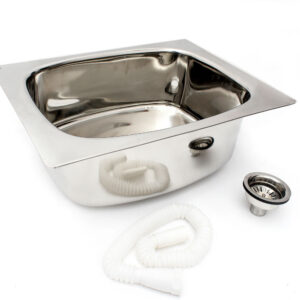 Admiral 12 x 15 x 5 inches 202 Grade Stainless Steel kitchen Sink